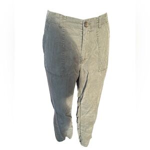 Popsugar Olive Green Straight Leg Flowy Cargo Pants